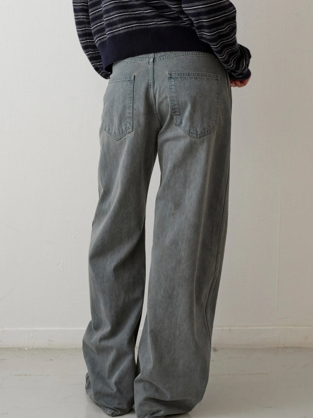 Jeans Frauen 2026 Frühjahr Neue Hohe Taille Abnehmen Abnehmbarer Bund Gerade Hosen Streetwear Frauen