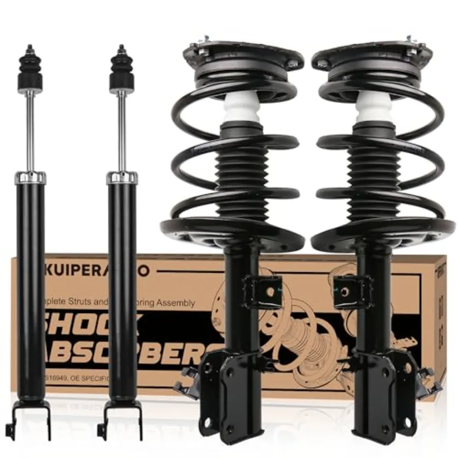 

Front + Rear Complete Struts Assembly 172392 172393 Compatible for Nissan Altima Coupe/Sedan 2.5L Replacement Coil Spring Shock