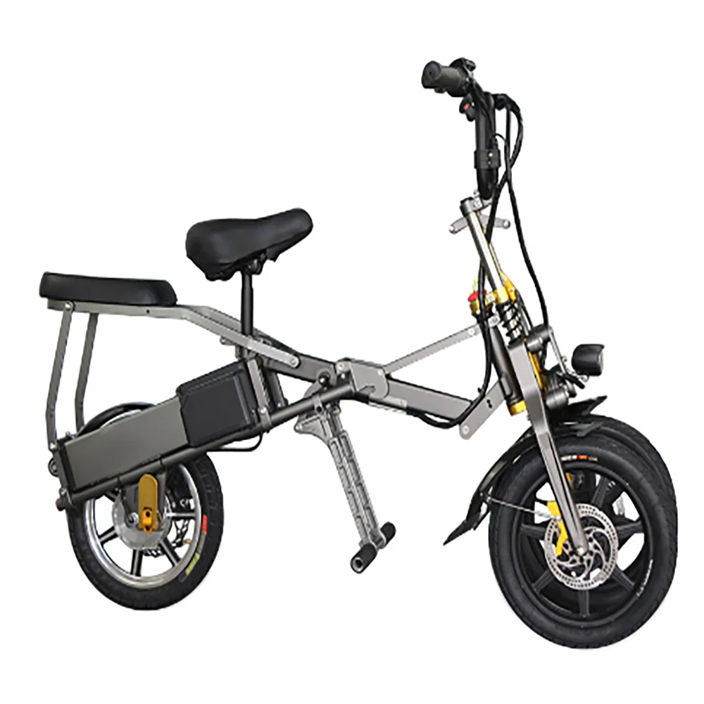 ESWING  Double Battery 500W36V Electric Tricycle Top Speed 30KM/H Three Wheel Electric Bike