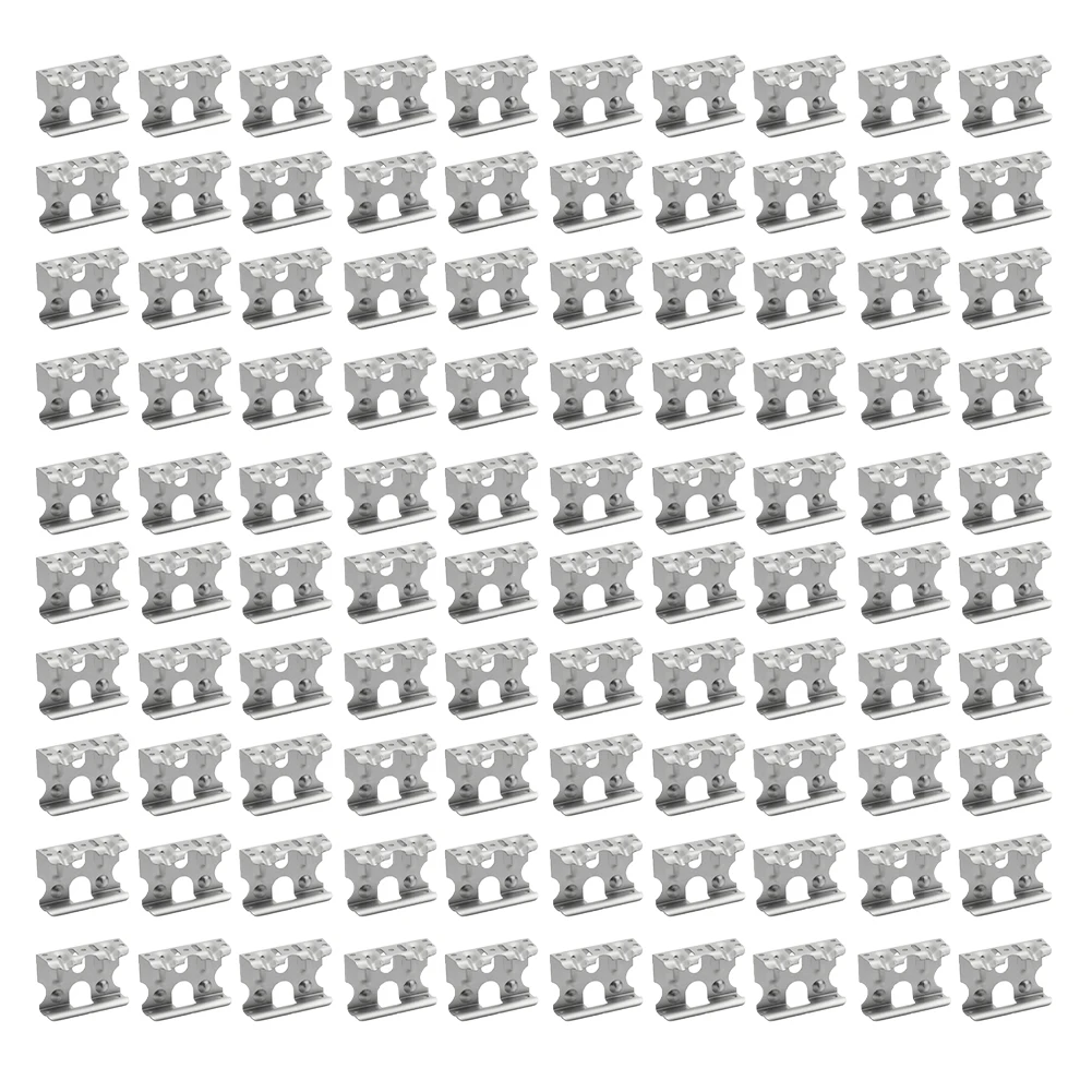 100 Pieces Solar Panel Water Guide Clamp Photovoltaic Aluminum Alloy Fits Frame Thickness 30mm 35mm 40mm Easy Installation