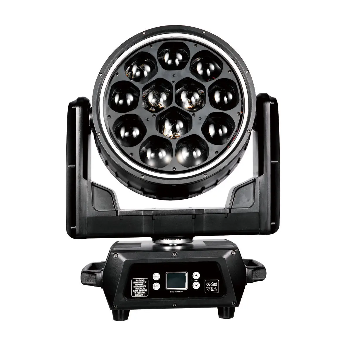 Outdoor 12X40w rgbw 4in1 pixel control zoom led wash moving head light No reviews yet