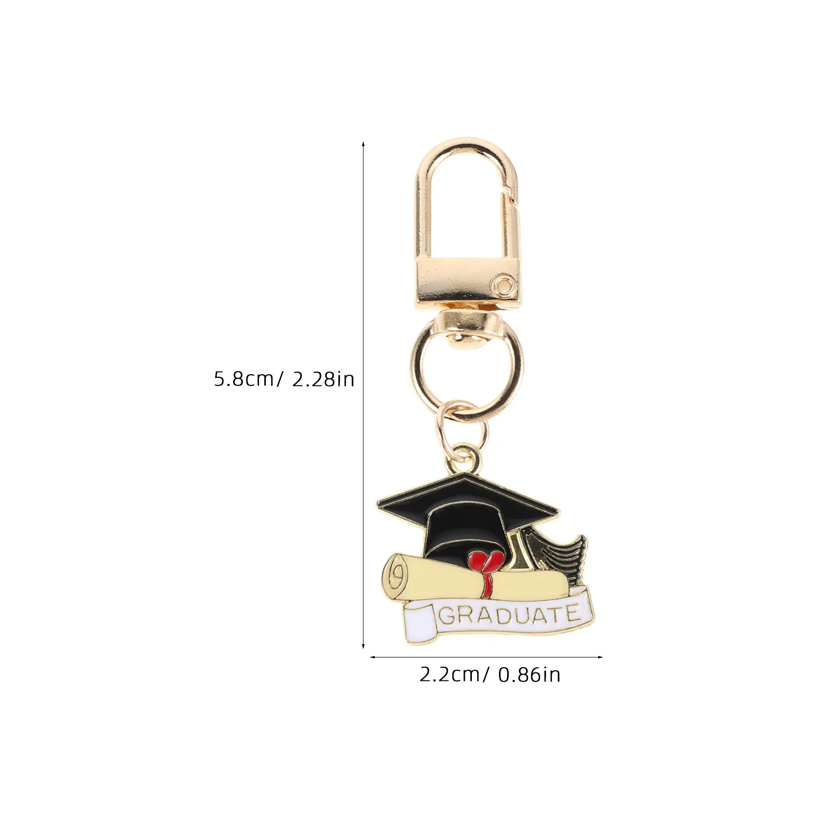 5Pcs Class of 2026 Graduation Keychains Graduation Keepsake Gifts for Him Her University College Middle High School Graduate
