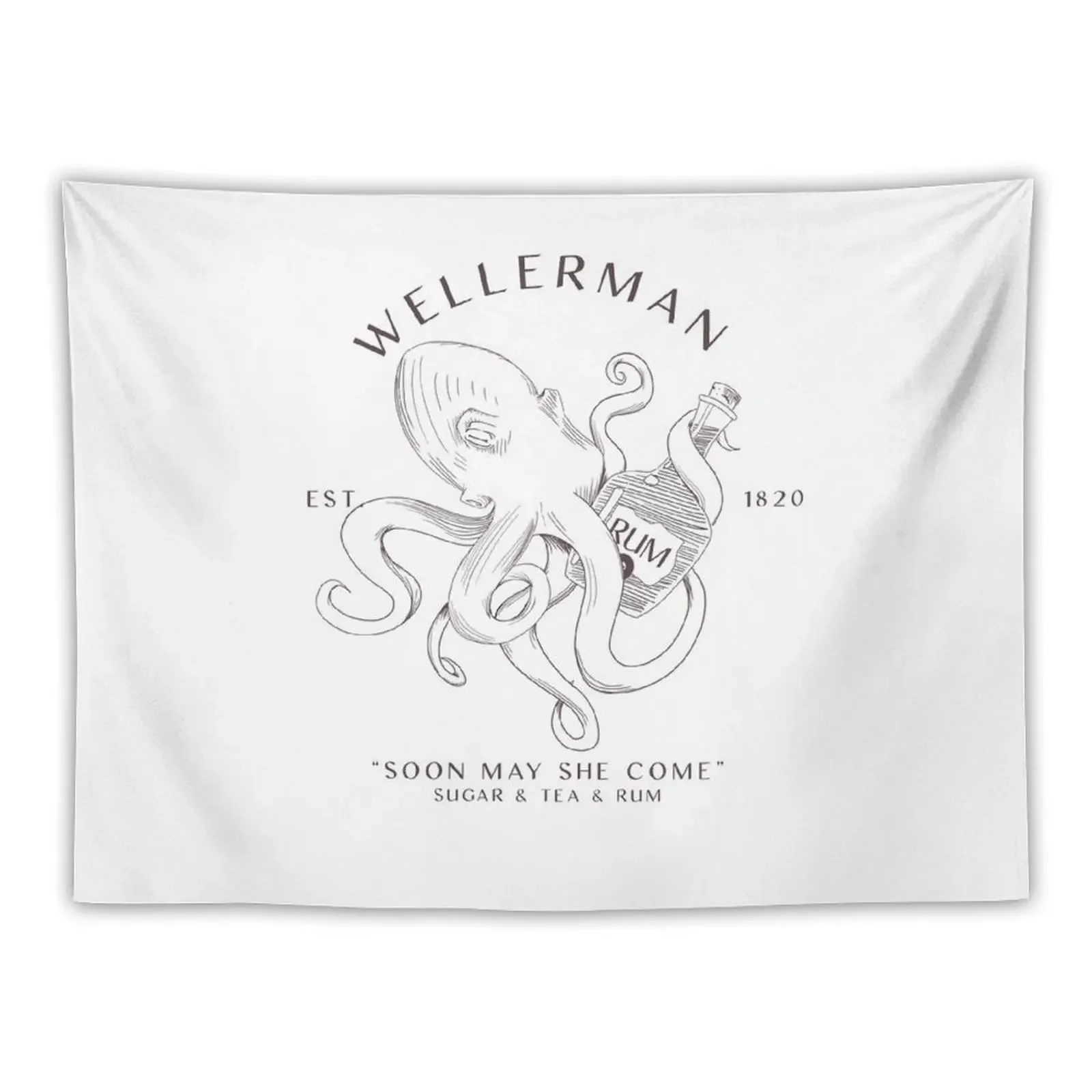 

Wellerman Sea Shanty | Sugar and Tea and Rum Tapestry Cute Decor Cute Room Things Tapestry