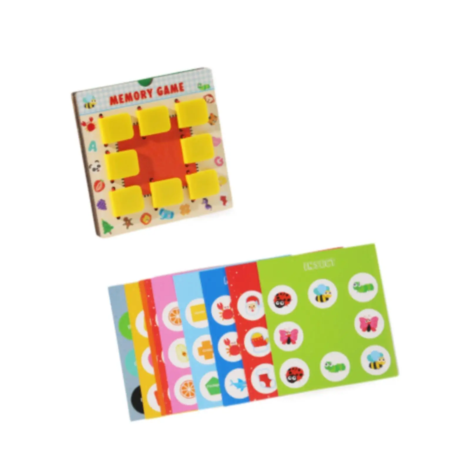 Pattern Matching Game Set Preschool Learning Toy for Cognitive Ability Training Enhancing Hand-eye Coordination Birthday Gift