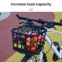 Bicycle Front Basket Large Capacity Strong Load-bearing Scooter Bike Basket Replacement Part Bike Supplies