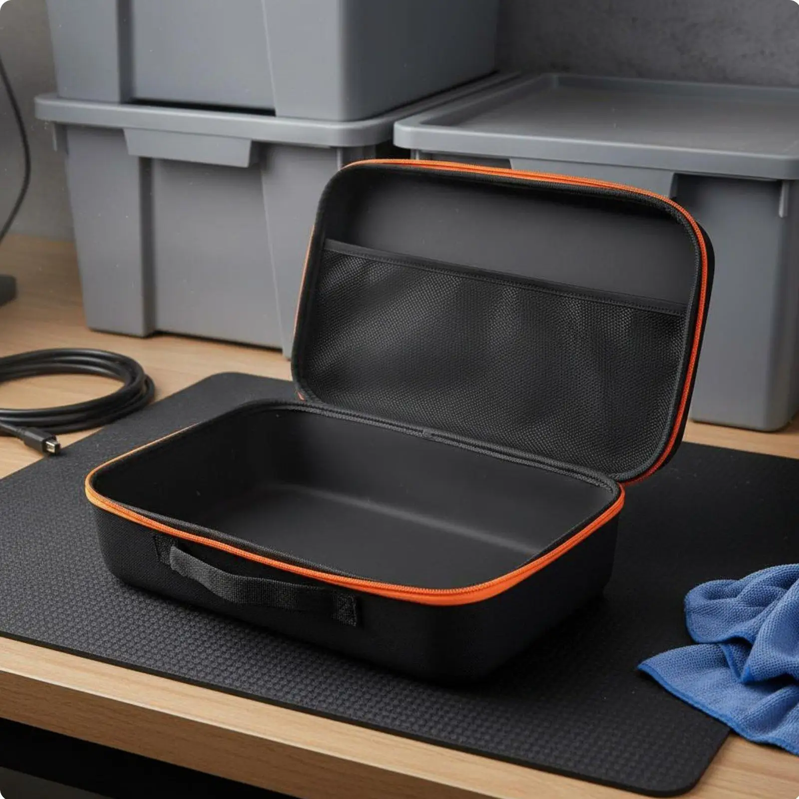 Storage Pouch Waterproof Oxford Cloth Drill Organizer Tool Bag Portable Case for Electricians Job Site