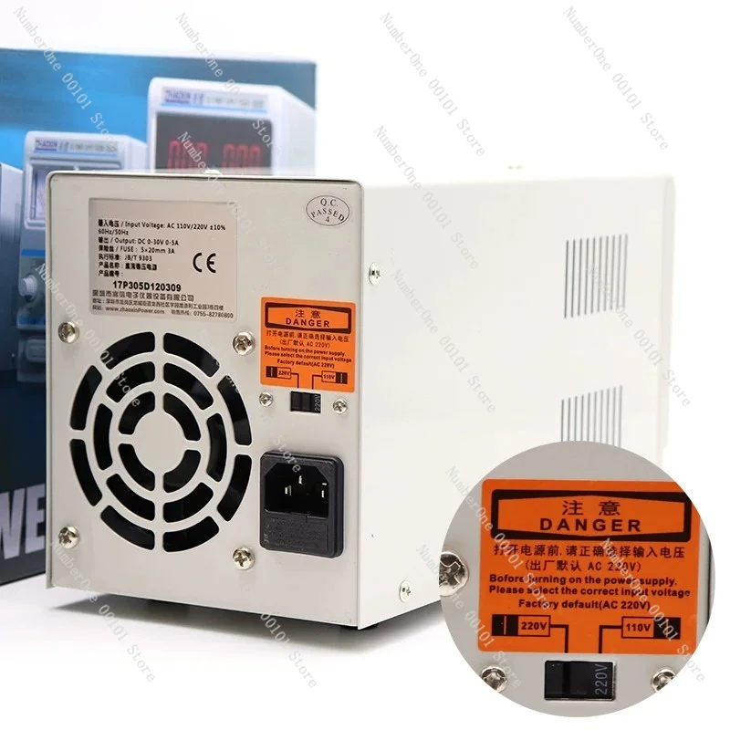 Bench Linear DC Regulated Power Supply, PS‑303D/305D/3005D/6005D Adjustable Lab Power Source