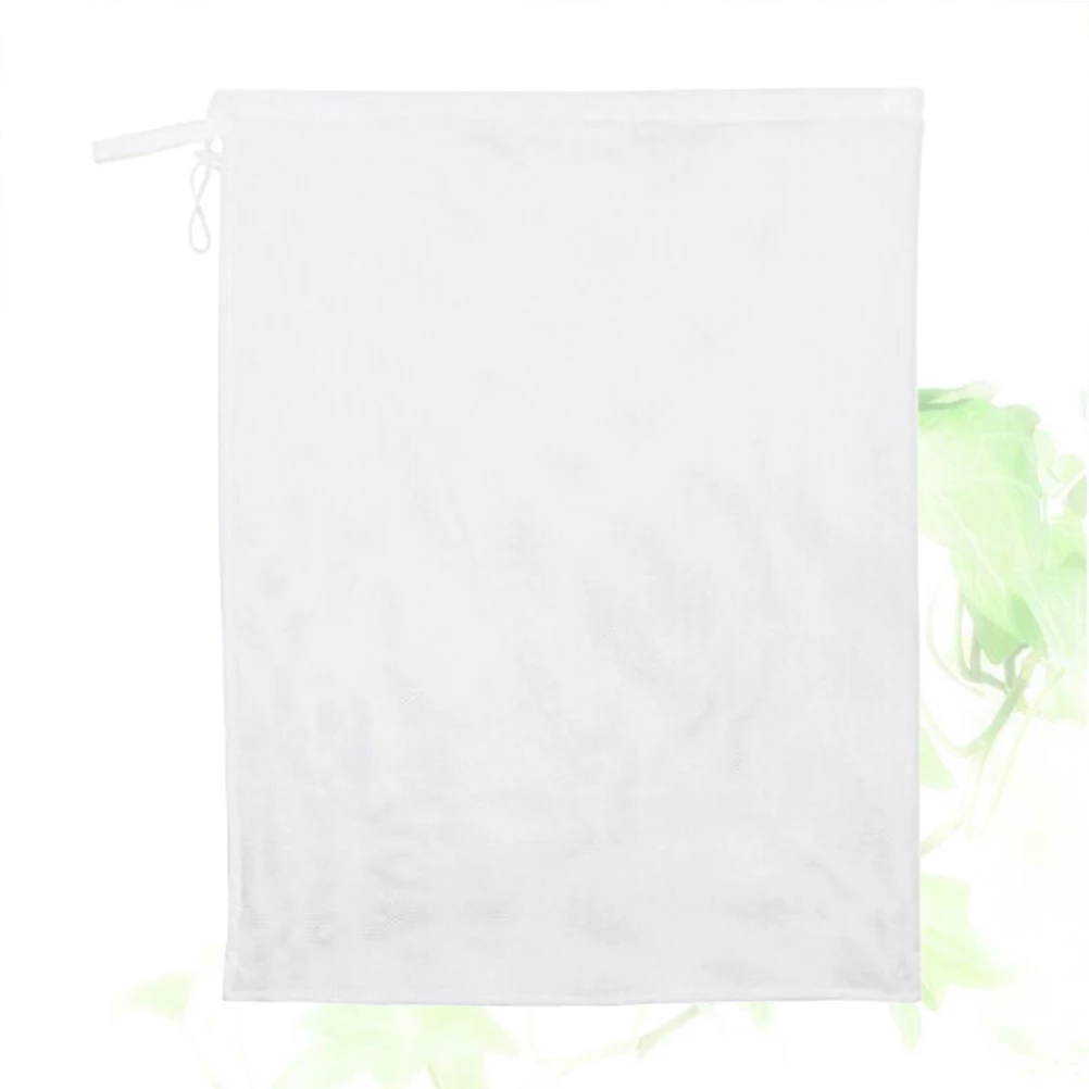 

2 Pcs Laundry Bag Machine Washable Bags Foldable Mesh Large Net Drawstring Washing Dirty for Traveling