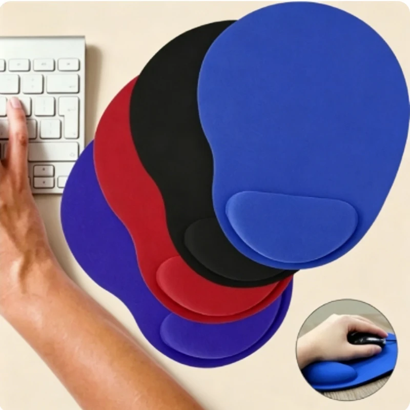 Ergonomic Wrist Rest Mouse Pad Comfortable Wrist Support Non Slip Mice Mat Soft Mousepad For PC Laptop Computer