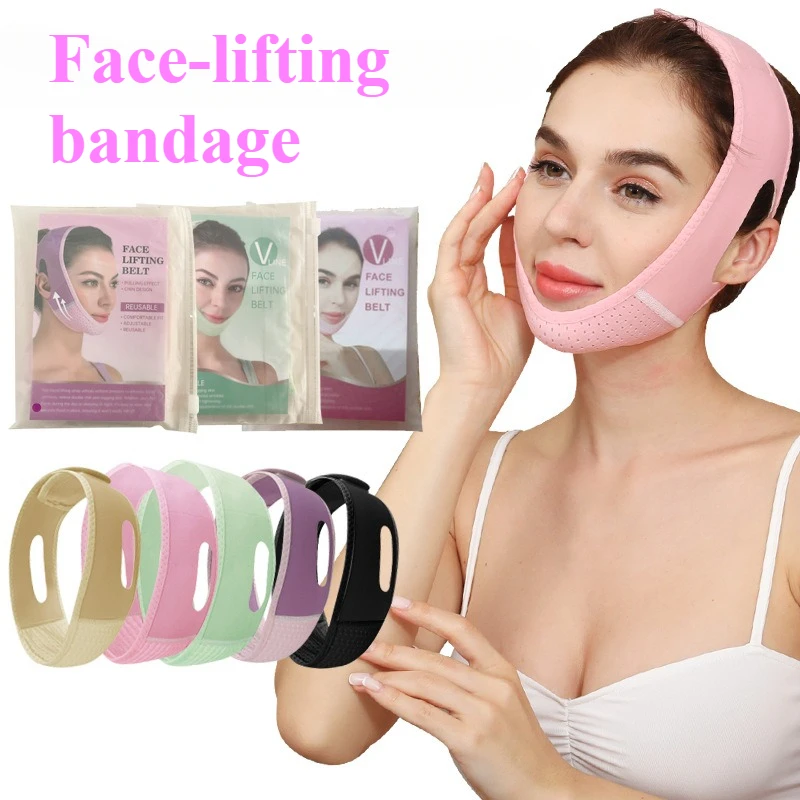 Lift V Face Stickers Face Slimming Strap Reduce Double Chin Anti Bandage Strap Belt Mask Lift Oval Mask Skin Care Facial Patch