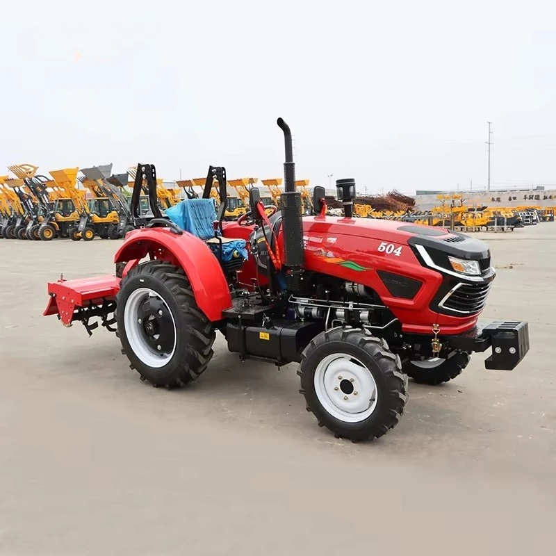 China Fabrikpreis 4WD 50 PS 60 PS 70 PS 80 PS Landwirtschaft Mini 4x4 Bauernhoftraktor