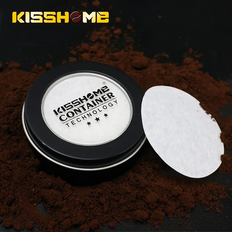 Coffee Filter Paper 51mm 53mm 58mm Disposable Secondary Water Papers Tea Storage Container Espresso Accessories Barista Tools