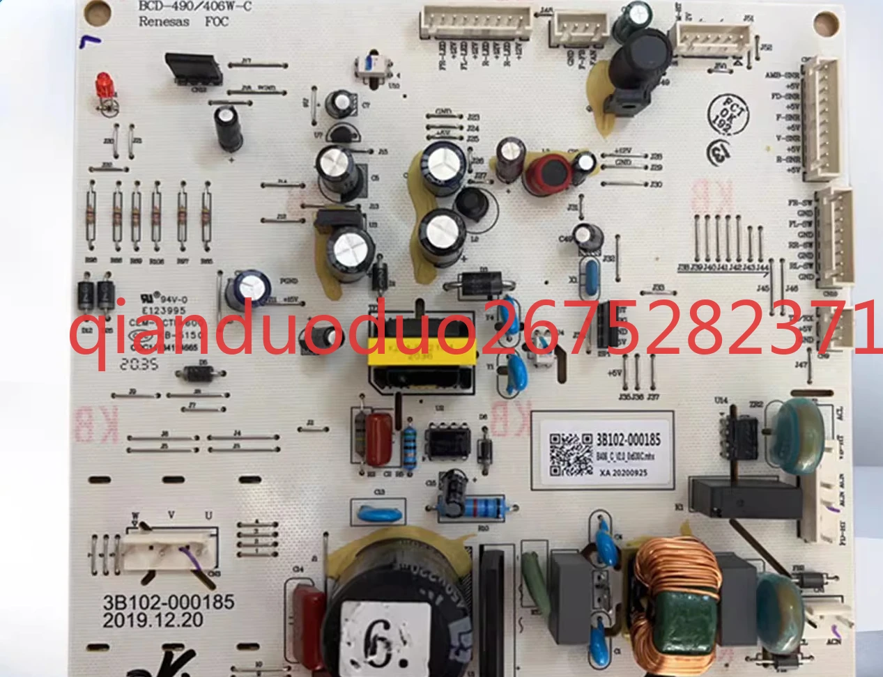 

Подходит для холодильника TCL BCD-398WBPZ50, основная плата 409F5-U, плата управления 3B102-000185, аксессуары