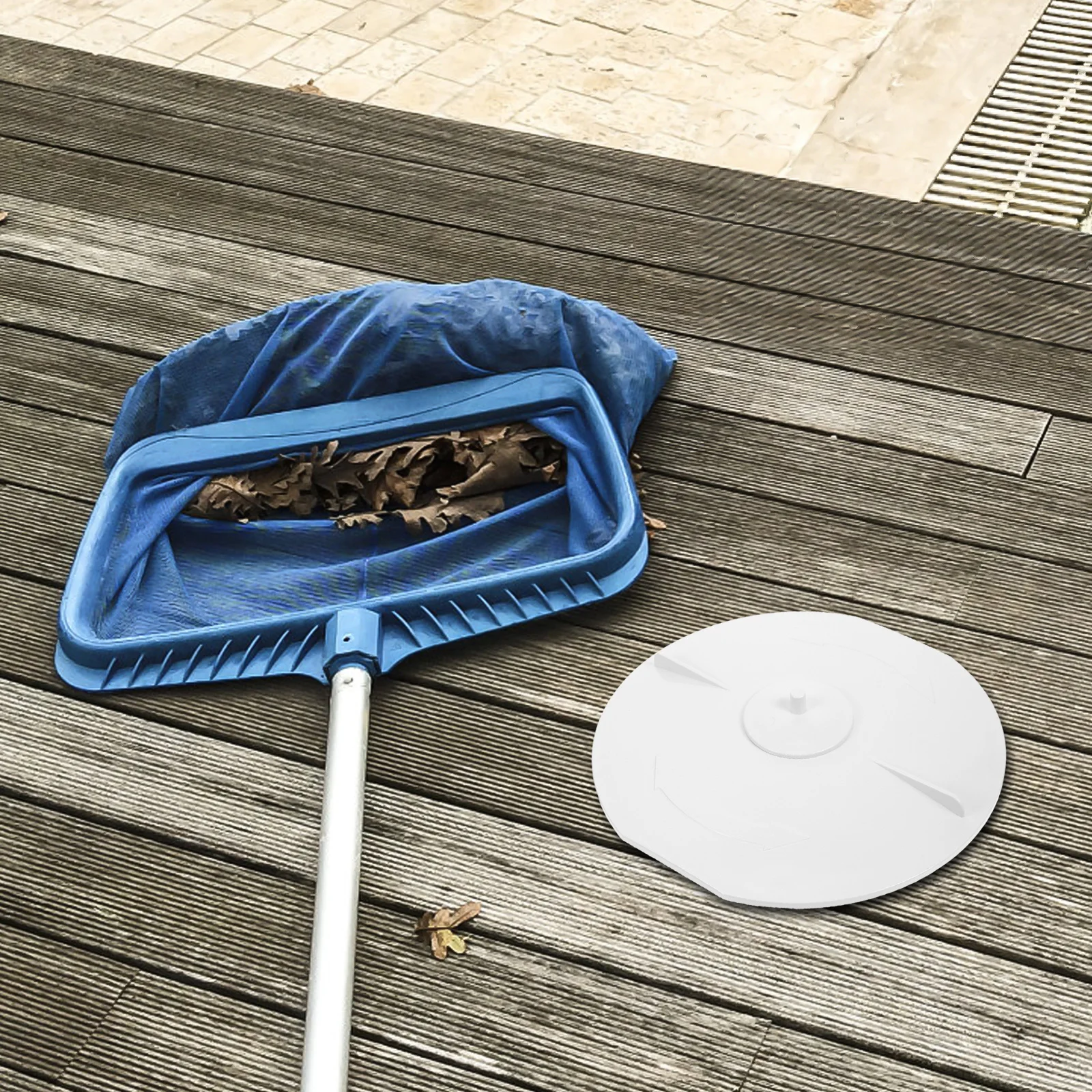 

ABS Pool Skimmer Cover Plate Replacement Universal Fit Round Lid for Swimming Pool Skimmer Efficient Cleaning Accessory