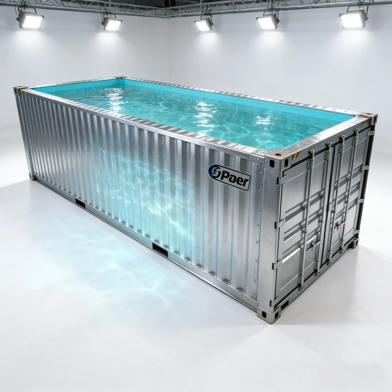 Hot Sale Outdoor Steel Container Pool Heavy-Gauge Steel Structure High Quality Above Ground Container Swimming Pool for Backyard
