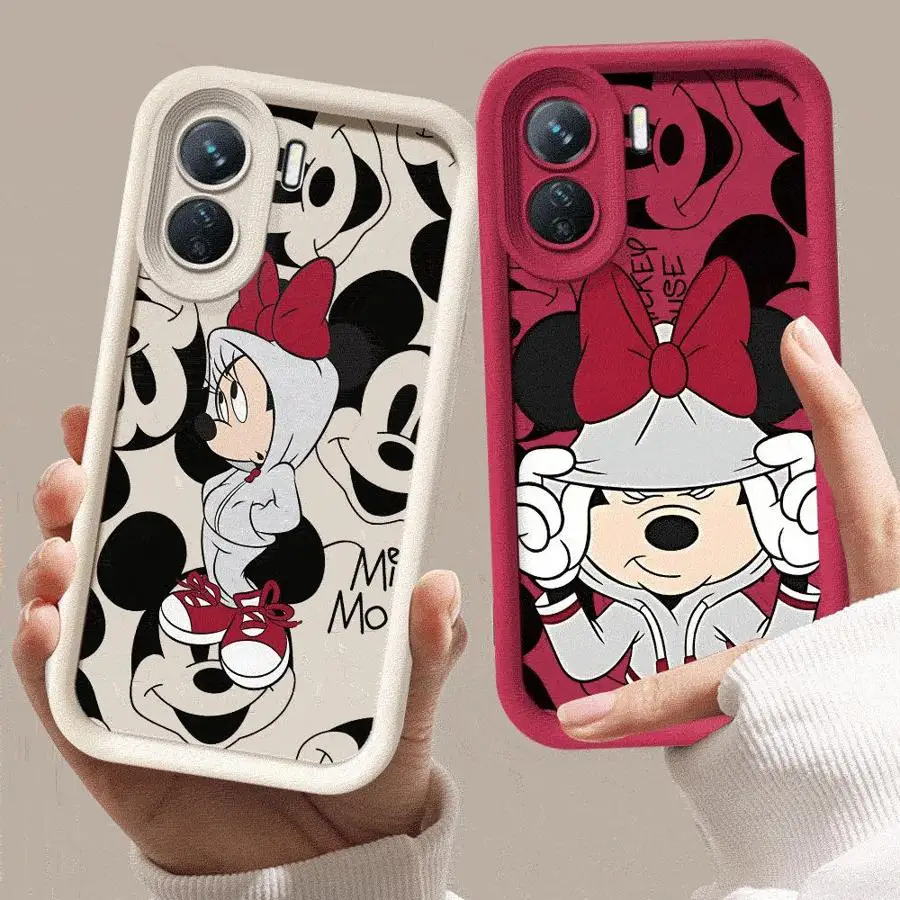 Disney Mickey Minnie Mouse Phone Case for Xiaomi Redmi Note 13 12 Pro 12S 12 9S 11S 11 Pro Plus 10 Pro 9 11 Pro 10 Lite Cover