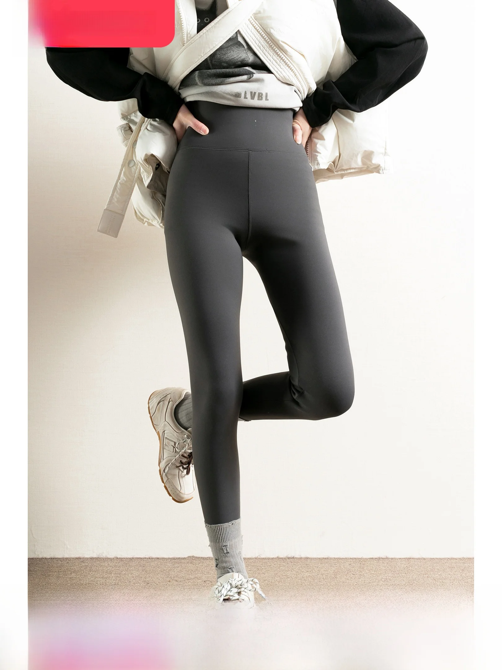 

Женские брюки для йоги CiCleanfit с высокой талией, утолщенные, из нейлона и спандекса, повседневные, из смесовой ткани (нейлон/спандекс)