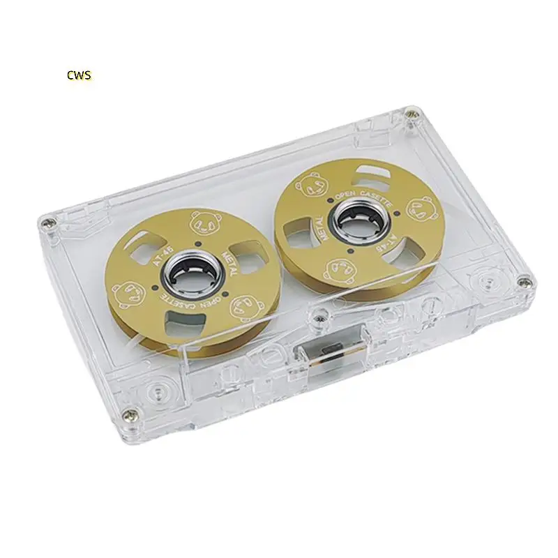 شريط معدني فارغ على الوجهين يمكن تسجيل شريط كاسيت فارغ لمدة 45 دقيقة