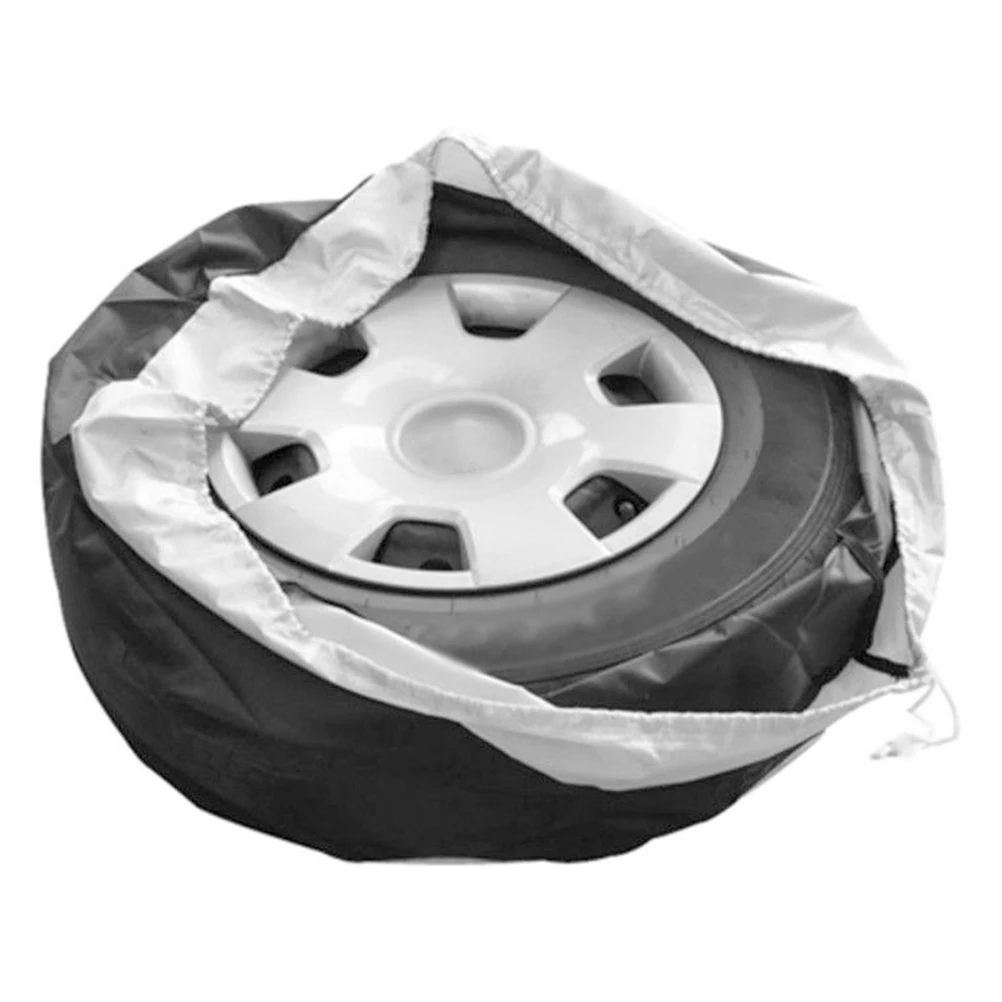 

2PCS Car Spare Tire Covers Dustproof Waterproof Oxford Cloth Universal 65cm Diameter Tire Protector Easy Installation Spare