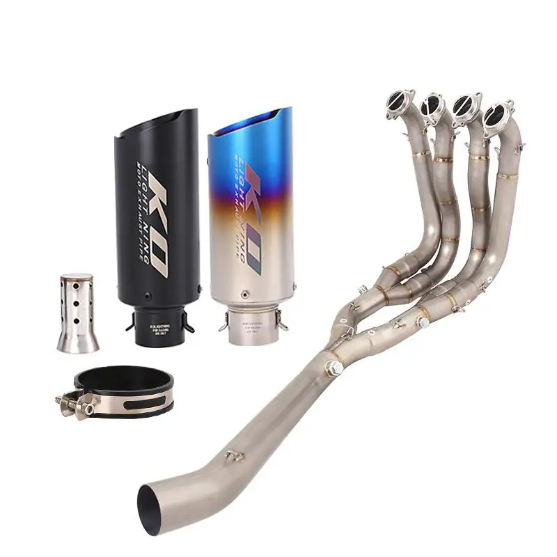 Slip On For BMW S1000RR 2010-2018 S1000R 2015-2018 Motorcycle Full Exhaust System Front Link Pipe 250mm Muffler Escape DB Killer