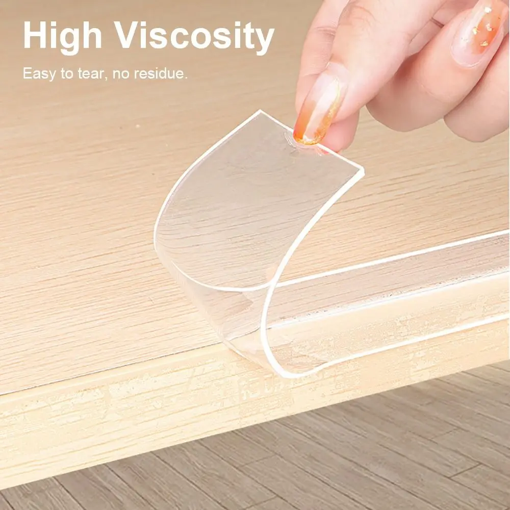 Cinta protectora para bordes de mesa, Tira protectora para esquinas de muebles, autoadhesiva transparente, a prueba de colisiones, parachoques suave, seguridad para bebés
