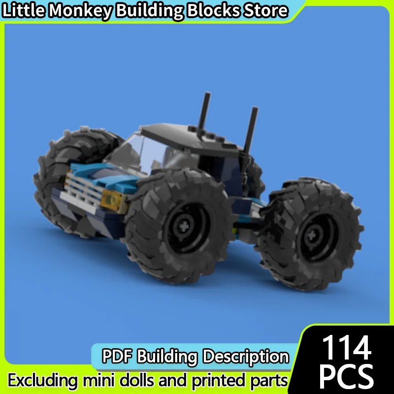 

Speed Racing Car Model MOC Building Bricks Classic Pickup Truck Modular Technology Children Holiday Gifts Assemble Toys Suit