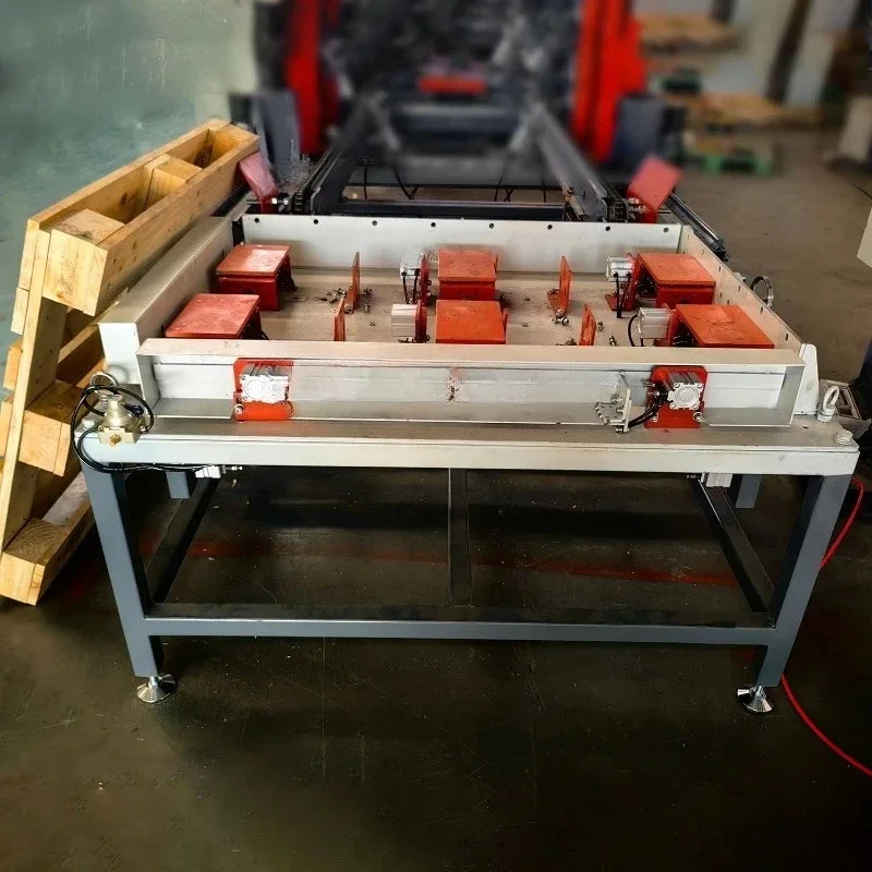 Wooden Pallet Nailing Workbench Pallet Production Line Wood Pallet Nailing Table Cheap Price