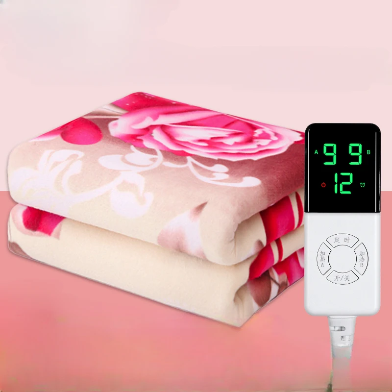 Thicker Women Fleece Electric Blanket Timer Intelligent Small Winter Room Electric Blanket Portable Coperta Elettrica Furniture