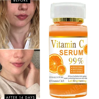 Super 120ml Vitamin C Serum Anti-aging Whitening Serum Oil Facial Serum Timeless Face…