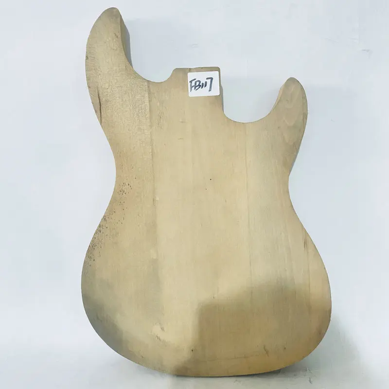 FB117  Raw Materials Solid Wood for Custom Electric Guitar Body Build No Paints with Damages Sales