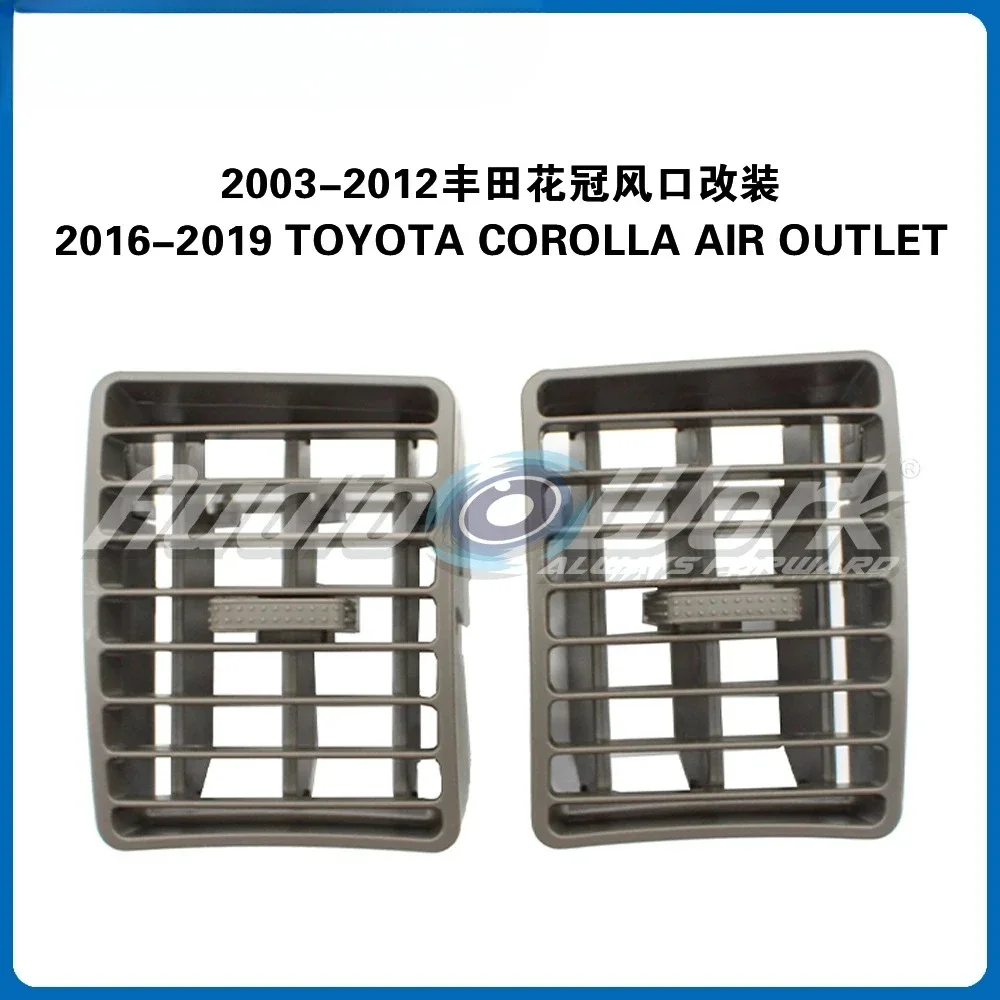 For TOYOTA COROLLA 2003-2012 Car Front Dashboard Center A/C Grille Vent Air Conditioner Outlet