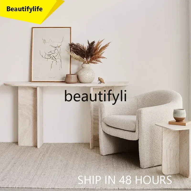 

smt1 Nordic natural entrance table Modern simple decoration table Hotel aisle table