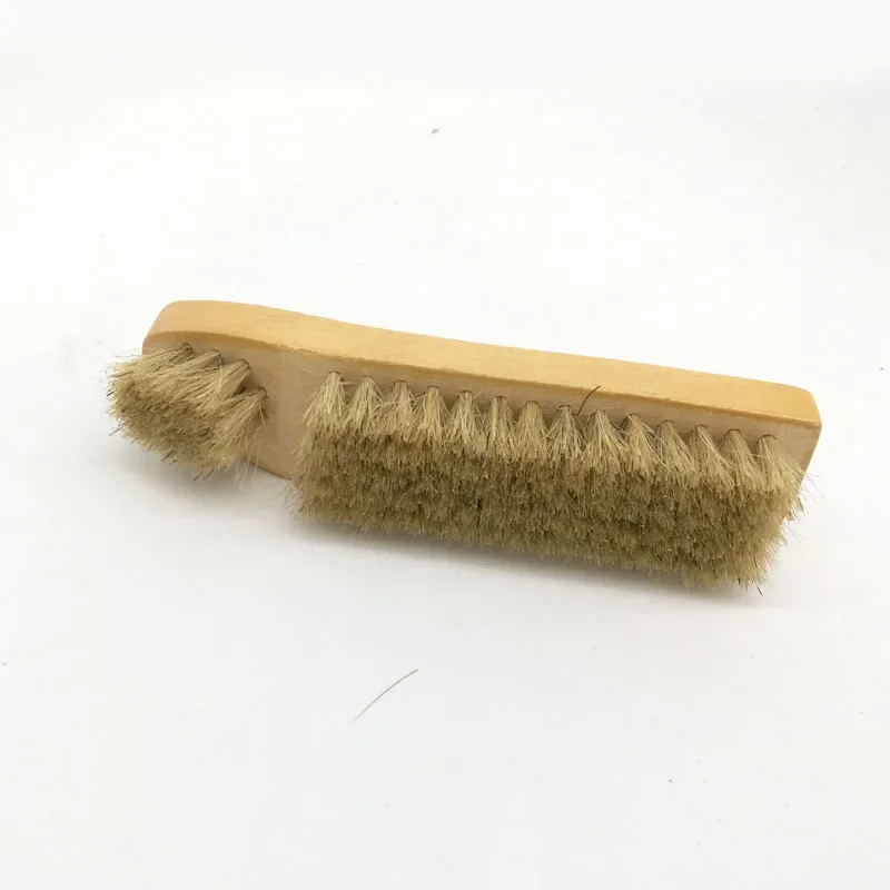 Bristles Become Warped Head Shoe Brush Polishing Leather Shoes Polish Wipe Scrub Fur Soft Hair