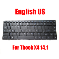 Laptop Replacement Keyboard For T-bao For Tbook X4 14.1 English US Black Without Frame New