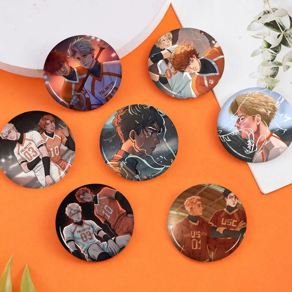 Anime The Foxhole Court Creative Tinplate Soft Button Pins Animal Icon Brooch Lapel Backpack Badge Accessories Pin