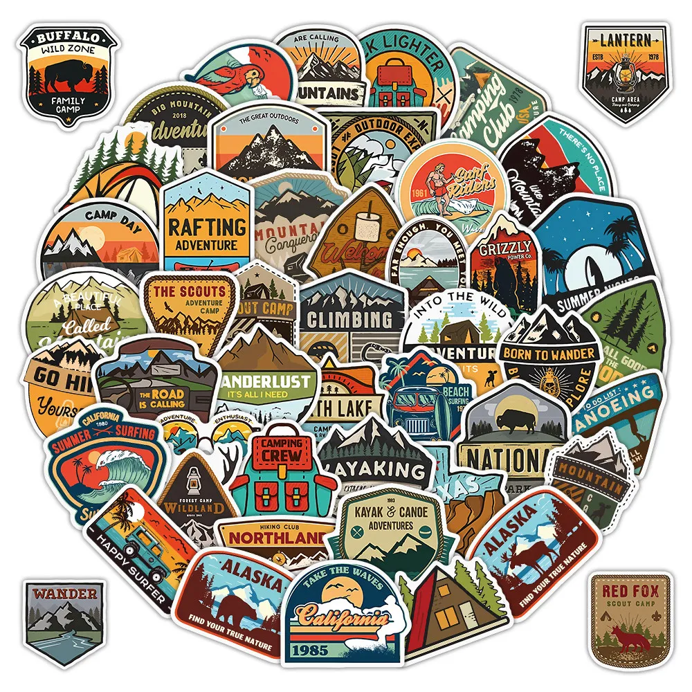 50 Sheets Vintage Outdoor Adve - огляд і ціна Outdoor Adventure Store