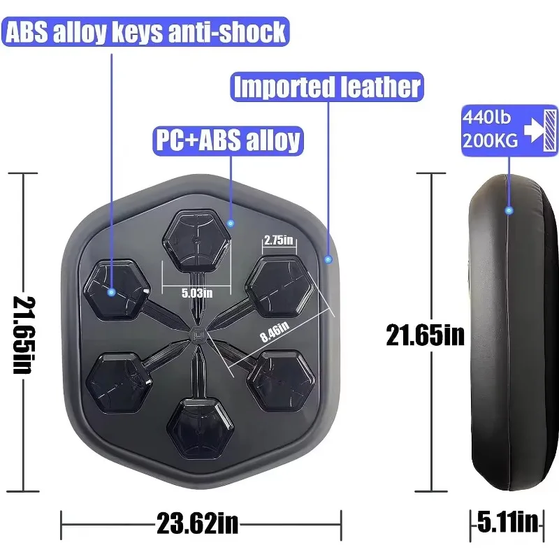 Newly Upgraded Wall-mounted Intelligent Electronic Boxing Equipment, Music Punching Machine, Boxing Target