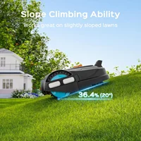 Robot Lawnmower Garden Without Perimeter Cable Wire, App Control, Visual Sensor, Robotic Lawn Mower 1000sqm 3