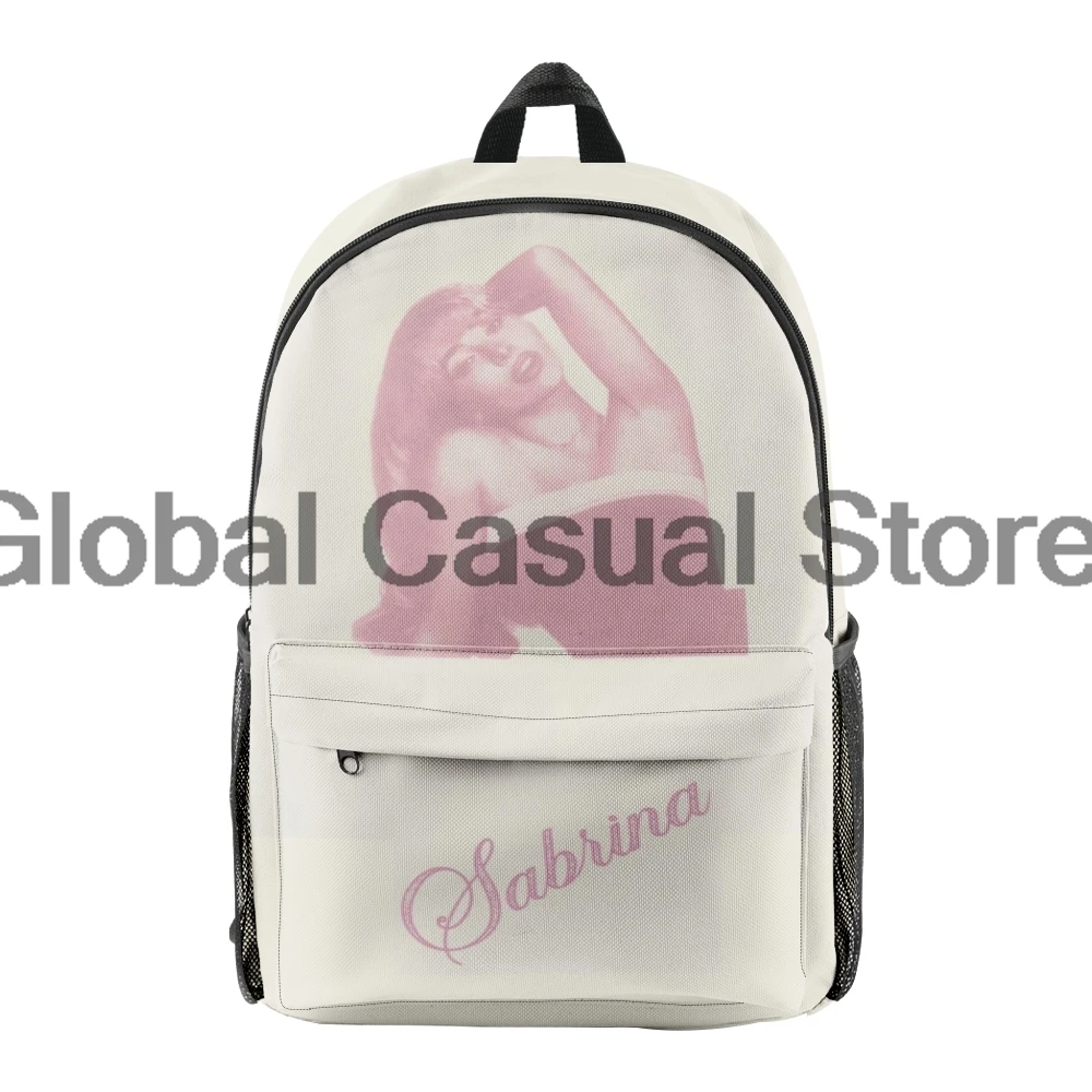 Sabrina Carpenter Mochila Casual Daypack para homens e mulheres, não pode se identificar Merch, Fashion Travel Bag