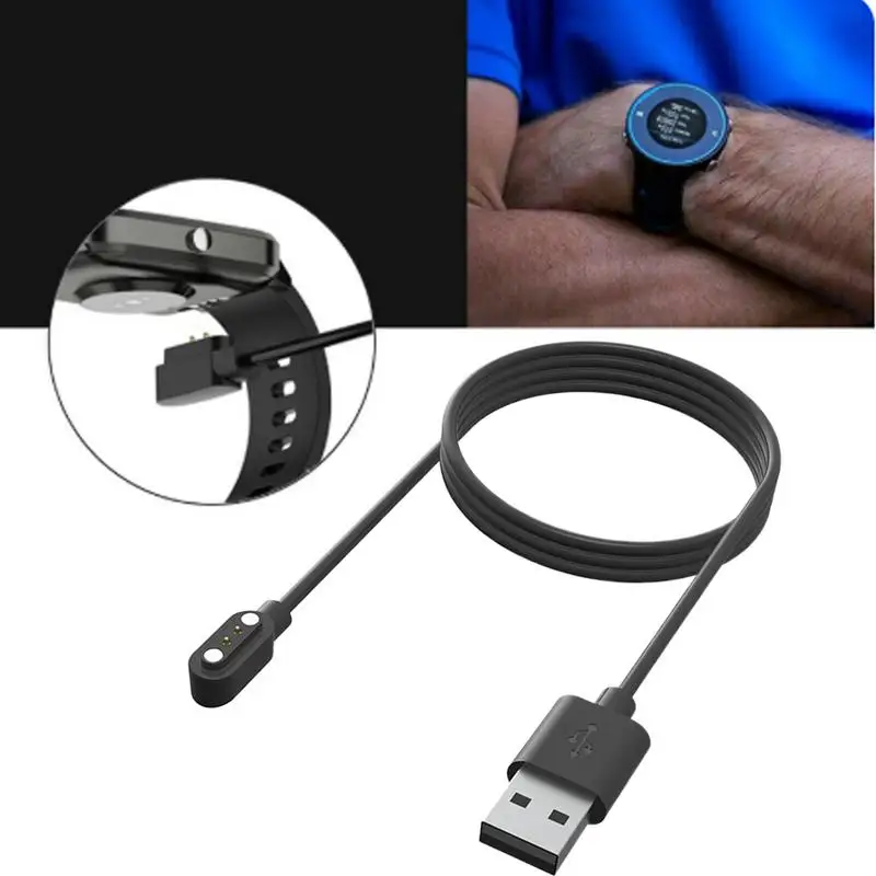 MOTO watch100 Watch Charging Cable 100cm Charger Cable Fast Charging Cable Overload Protection Smart Watch Accessories