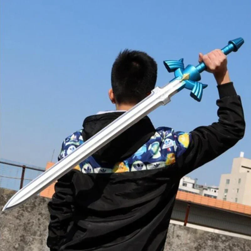 Link Cosplay Weapons Sword Sky PU Soft Material No Damage Sword Cosplay Weapons CS76