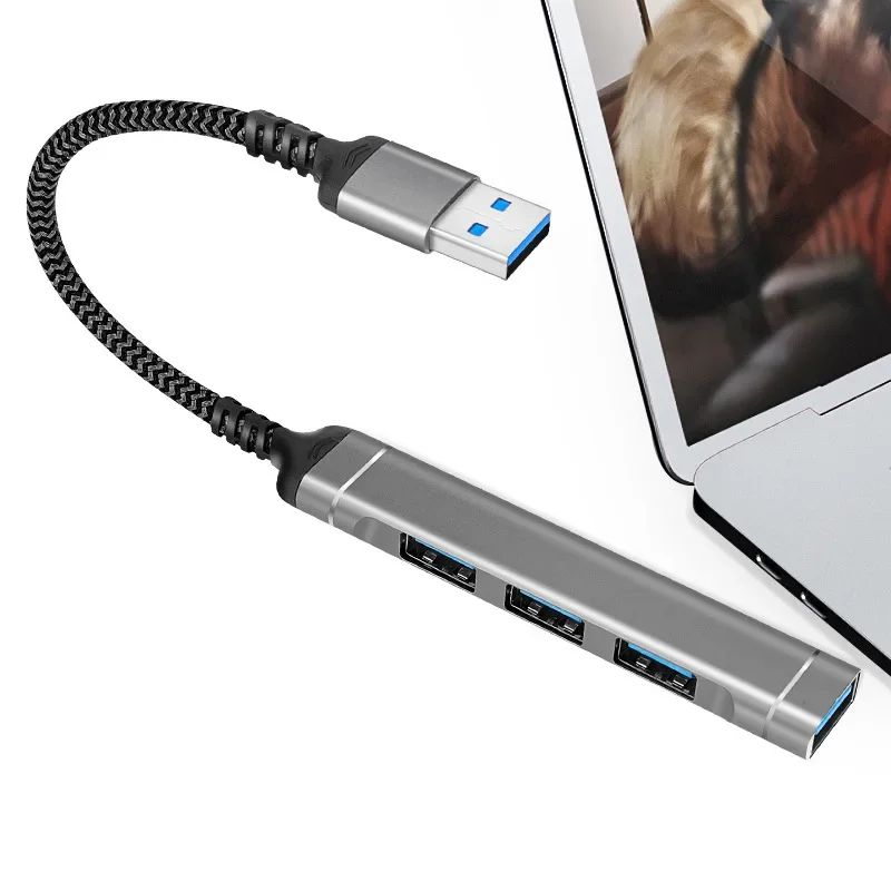 

4-Port USB HUB Ultra Slim Data Hub Type-c HUB for Macbook,Mac Pro/mini,iMac,Surface Pro,XPS,Notebook PC,USBC HUB