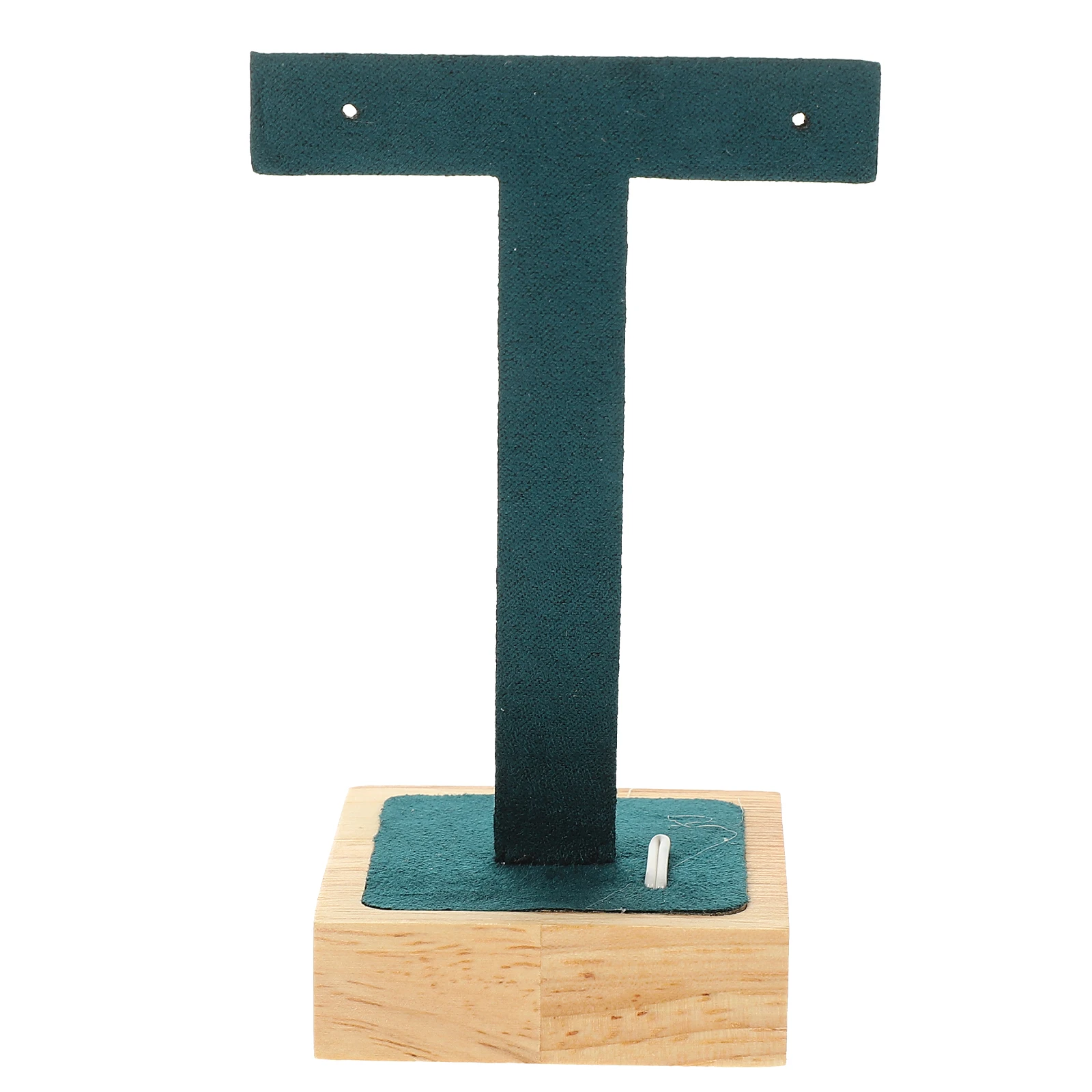 

T shaped Earring Holder Wood PU Material Simple Display for Home Mall Counter Showcase Cabinet Earrings ganizer Studs