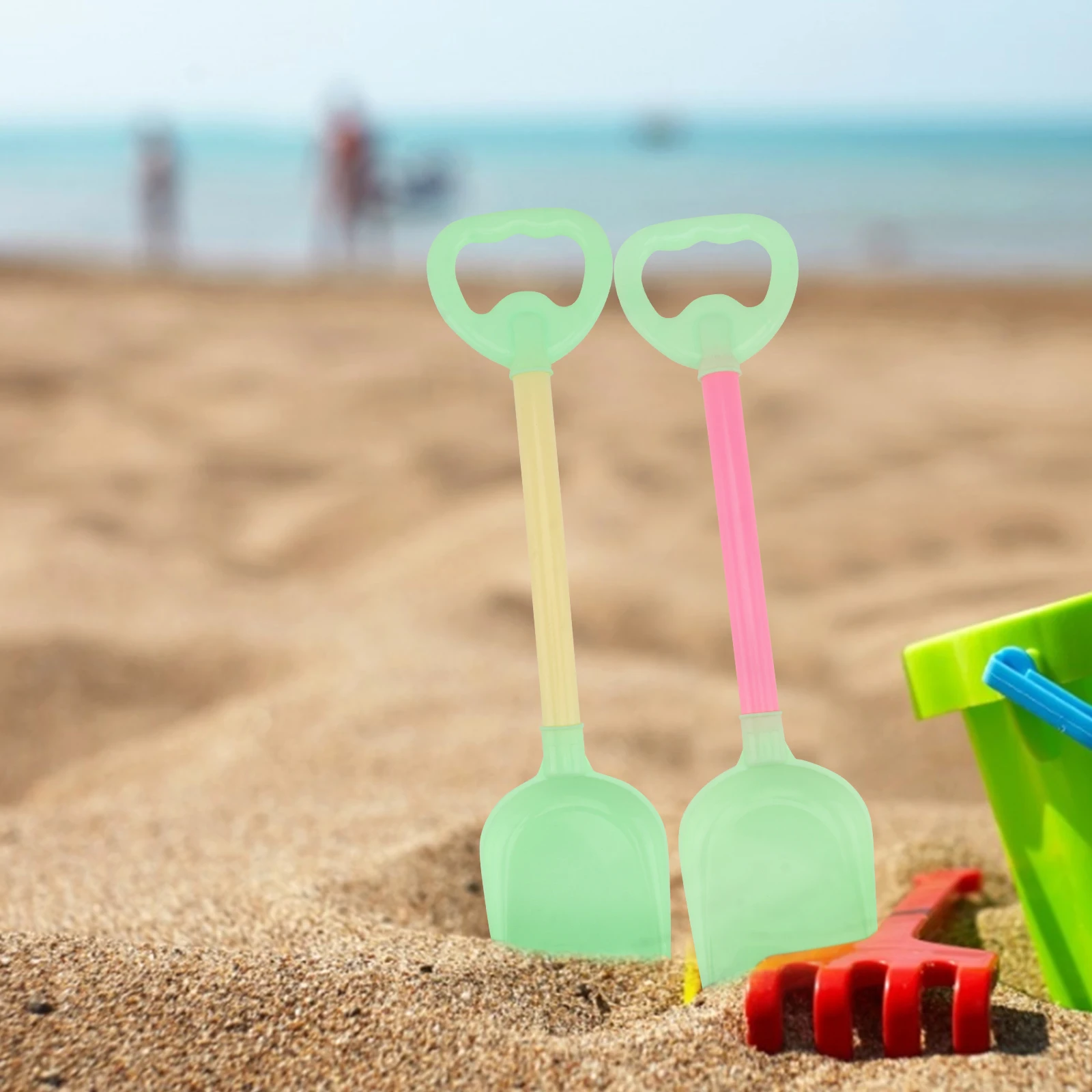 10 Uds. De juguetes de pala para niños, palas de arena, juguetes de plástico para jugar con