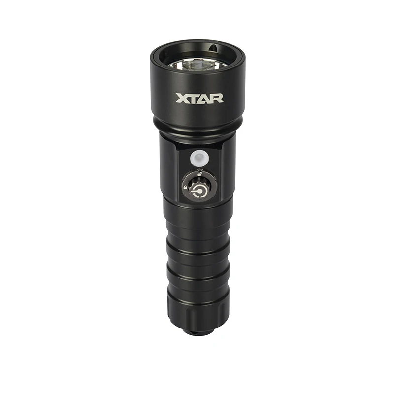 Rechargeable Li-ion battery flashlight XTAR D26 1100 lumens underwater diving flashlight