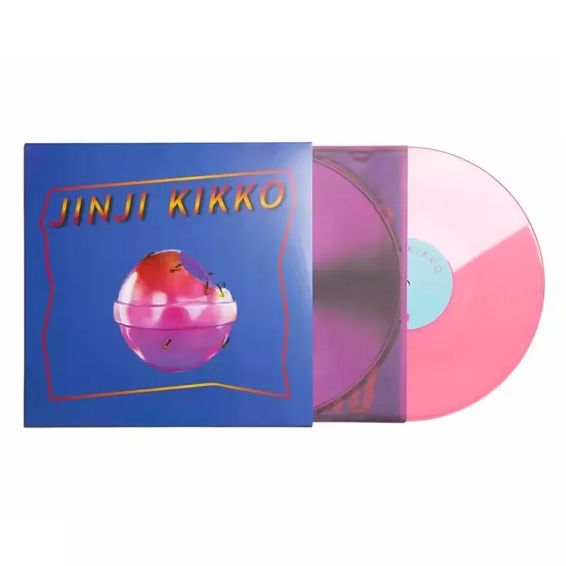 Disco de vinilo transparente rosa original de Sunset Speed para Kumquat Kiko Jinji Kikko