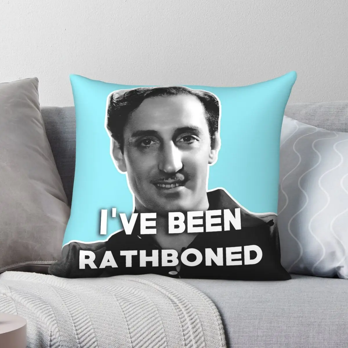 Basil Rathbone Actor Pillowcase Polyester Linen Velvet Printed Zip Decor Pillow Case Home