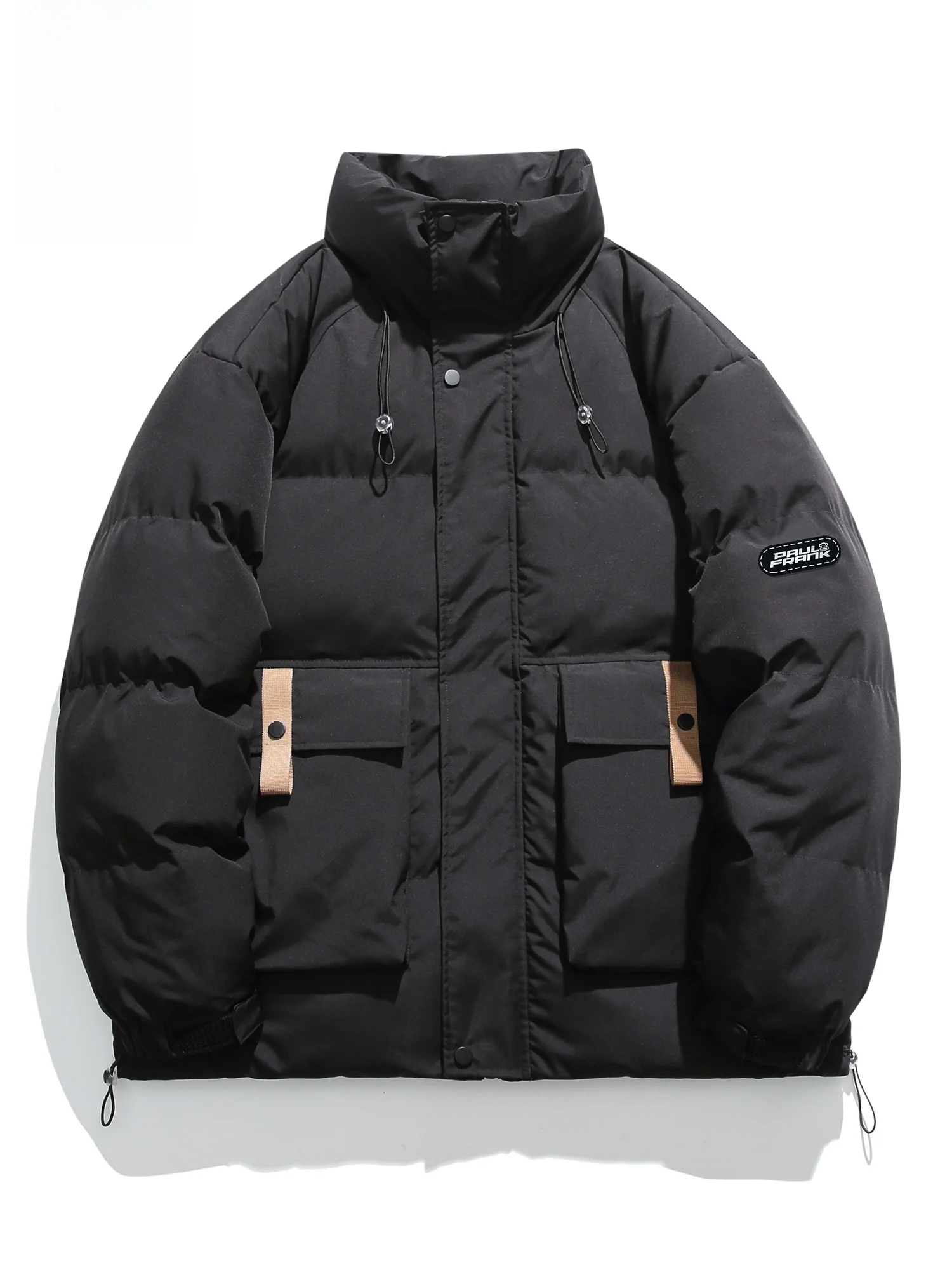 

Зимняя утепленная хлопковая куртка Paul Frank для мужчин, теплая, с воротником-стойкой, в американском ретро-стиле, модный бренд, модель Monkey Mouth