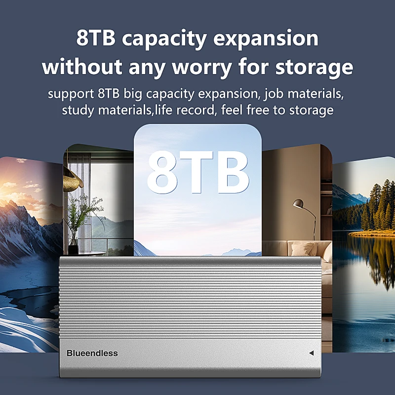 حاوية USB4 M.2 SSD بسرعة 40 جيجابت في الثانية مع مروحة تبريد 8 تيرابايت من الألومنيوم NVME متوافقة مع Thunderbolt 3/4 لأجهزة Mac iPad والكمبيوتر المحمول