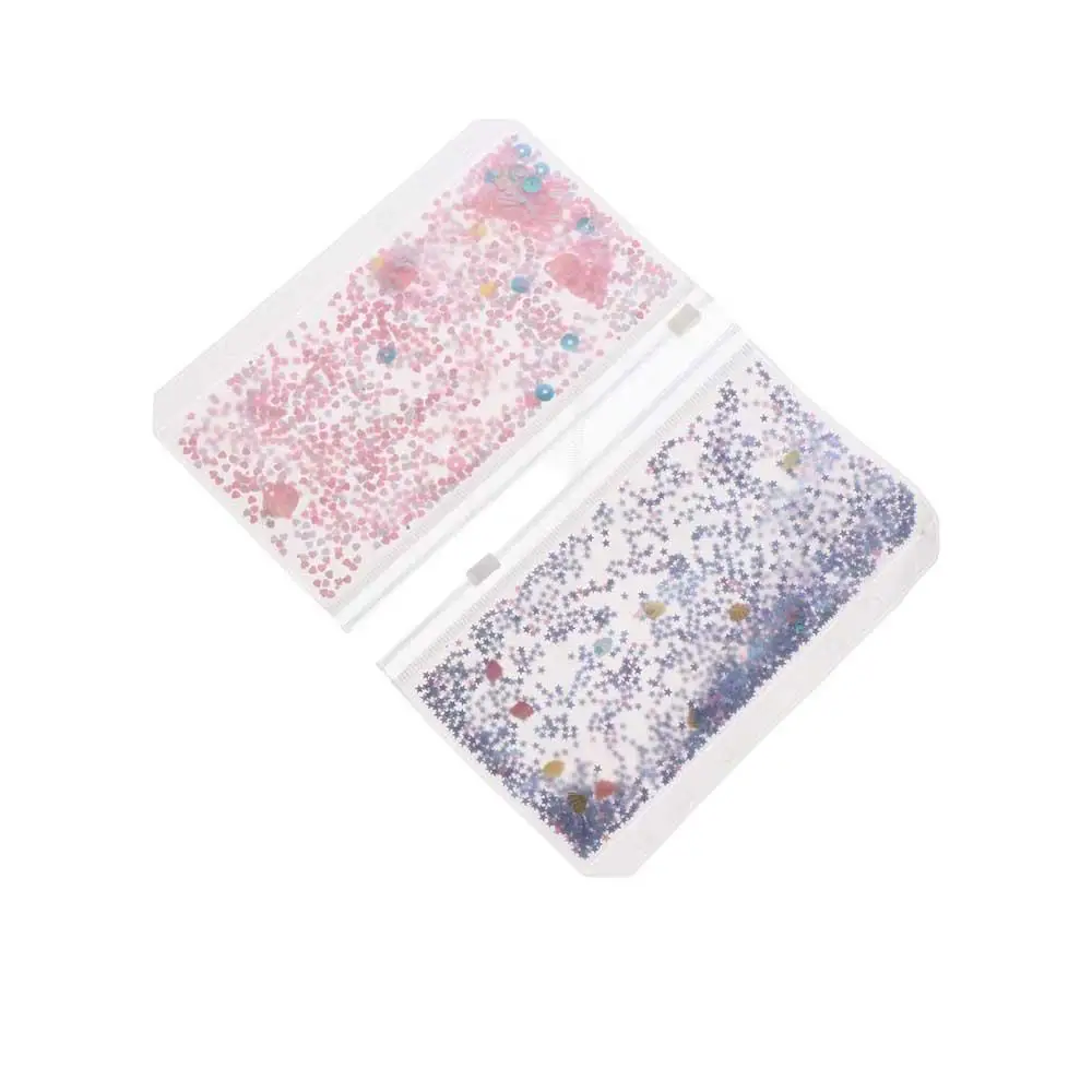 Cute School Stationery Loose Leaf Standard 6 Hole PVC Zipper Handbook Inner Pocket File Holder A5/A6 Binder Storage Pouch